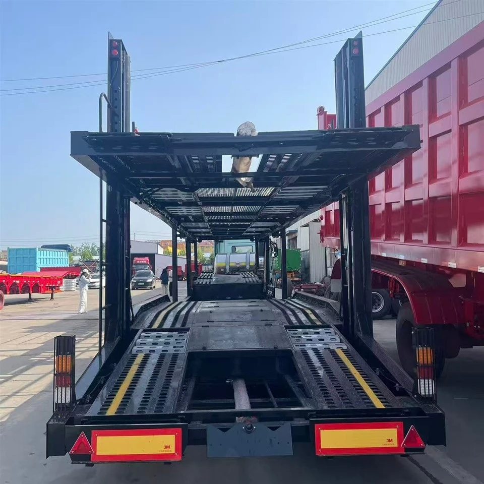 3 Axle Car Carrier Trailer factory